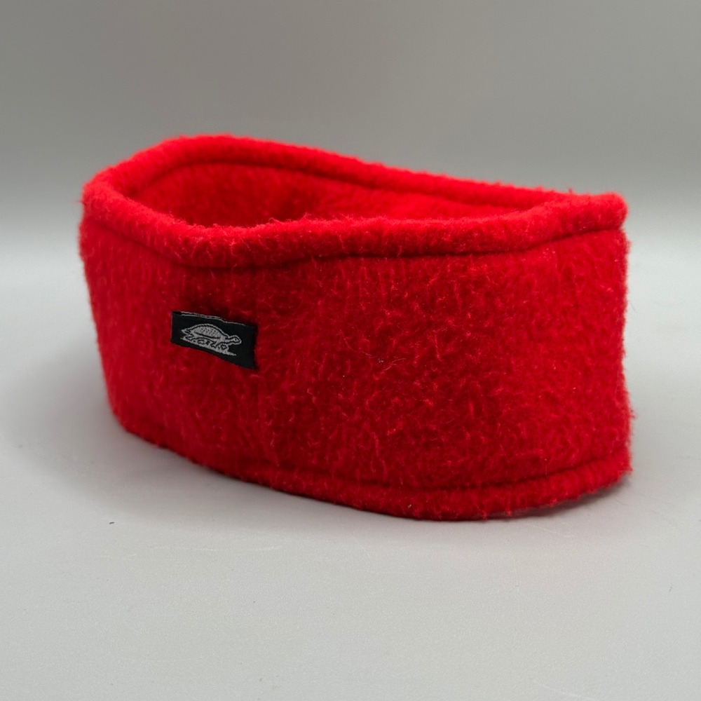 Turtle Fur Fleece Headband Women One Size Red Ear Warmer